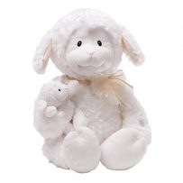 Gund-Plush-Nursery-Rhyme-Time-Lamb-Animated-Stuffed-Animal-Super-Soft-Cuddly-Stuffed-Animal-Moves-and-Talks-5-Classic-Storybook-Rhyme-0
